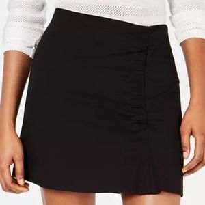 NWT 1.STATE Ruched-Front Mini Skirt